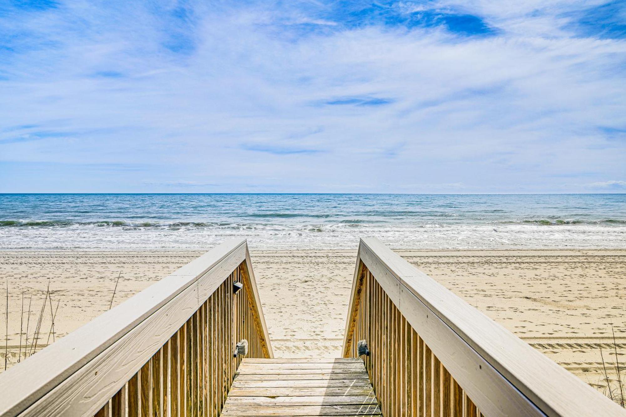 On-The-Beach Escape Oceanfront In Surfside! Myrtle Beach Ngoại thất bức ảnh