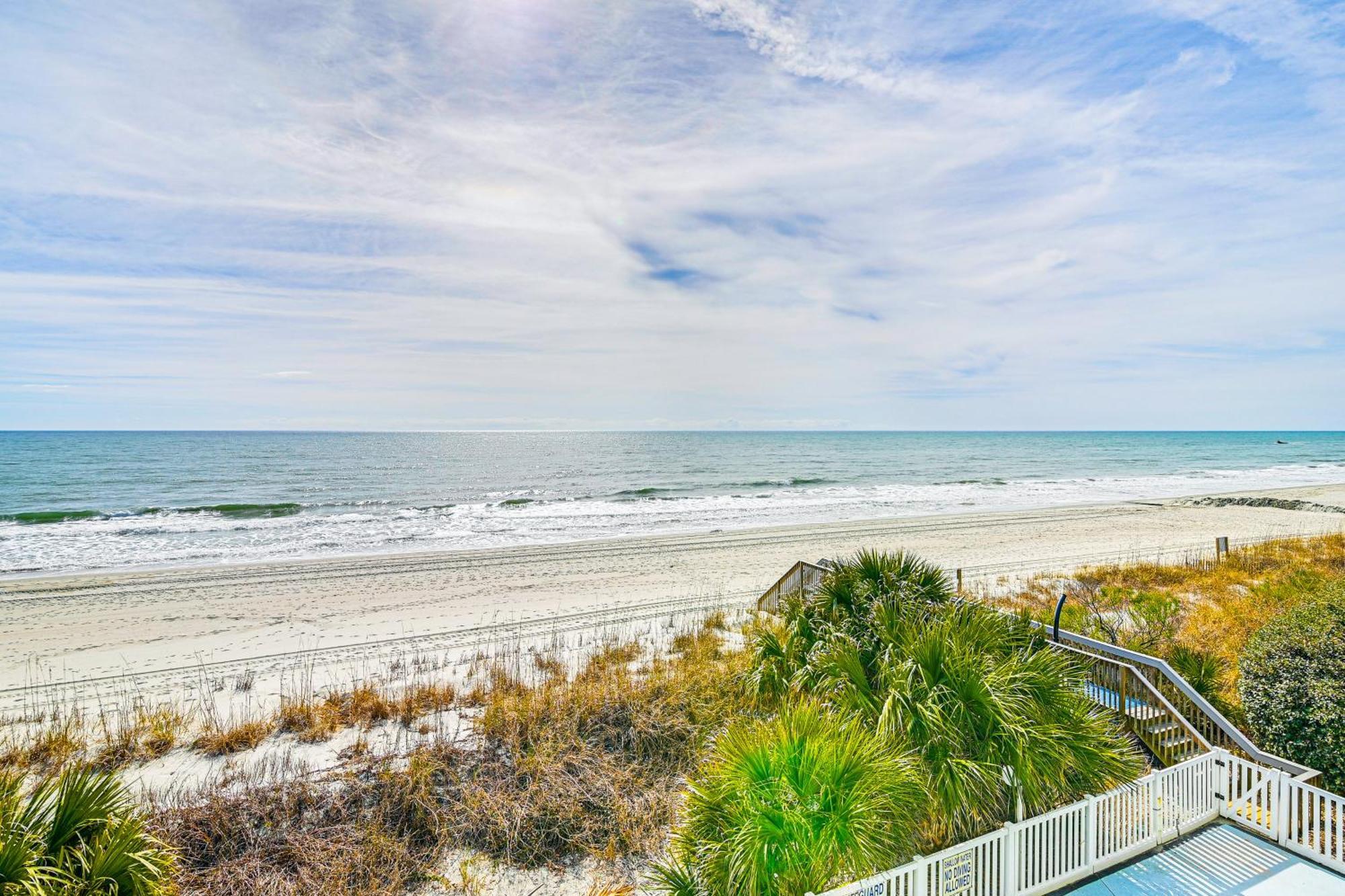 On-The-Beach Escape Oceanfront In Surfside! Myrtle Beach Ngoại thất bức ảnh