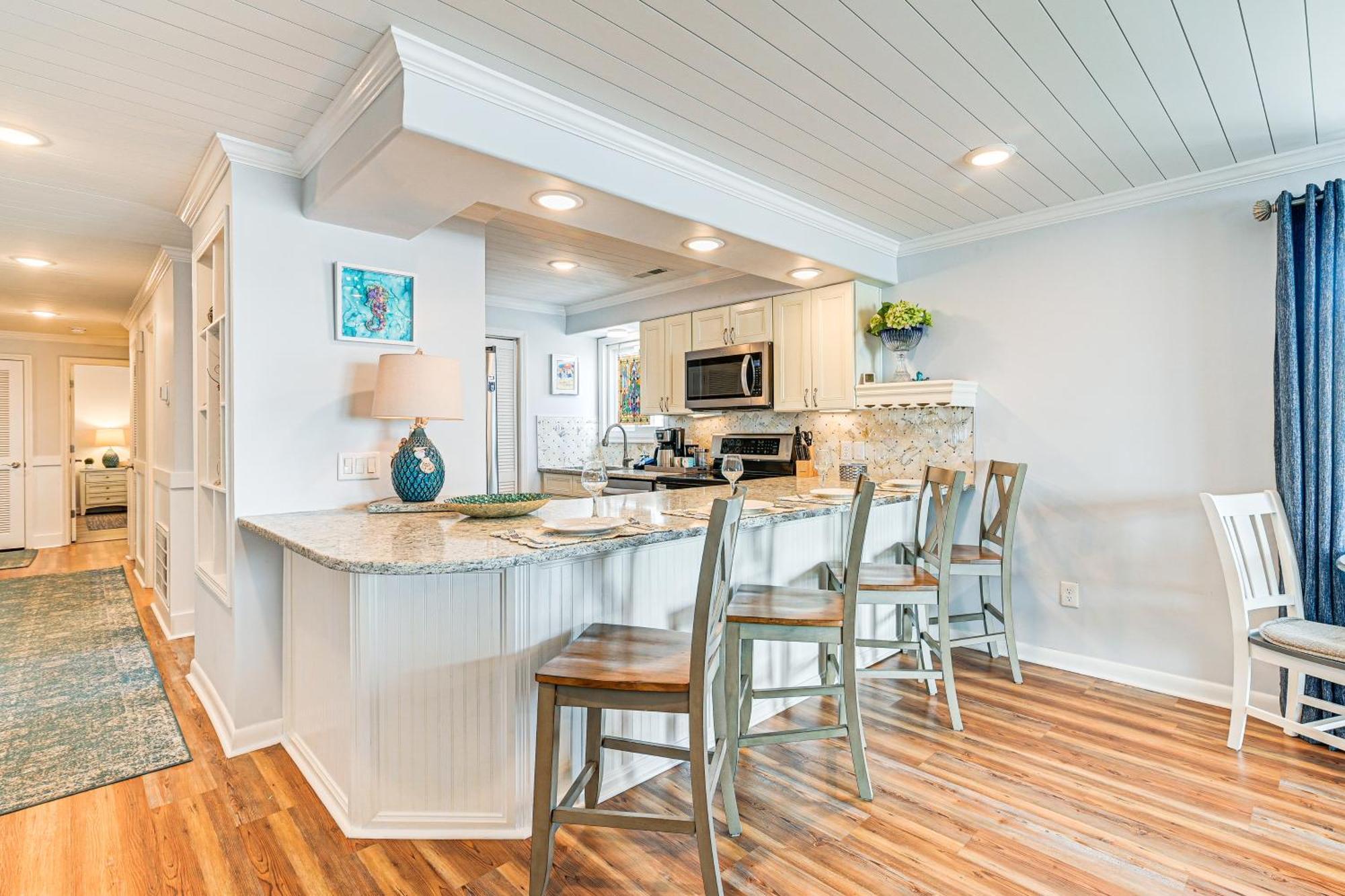 On-The-Beach Escape Oceanfront In Surfside! Myrtle Beach Ngoại thất bức ảnh